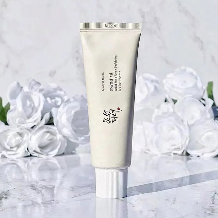 Spf 50  واقي شمس بخلاصة الأرز وبروبيوتيك من بيوتي اوف جوسون - 50مل